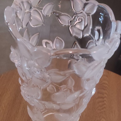 Vase with embossed designs used