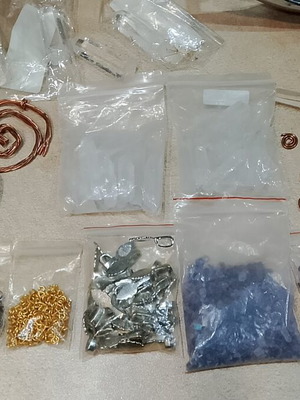 Set of Materials for Handmade Jewelry and Orgone, new