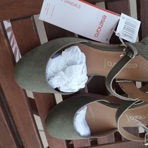 Esmara platform shoes size 37 new khaki
