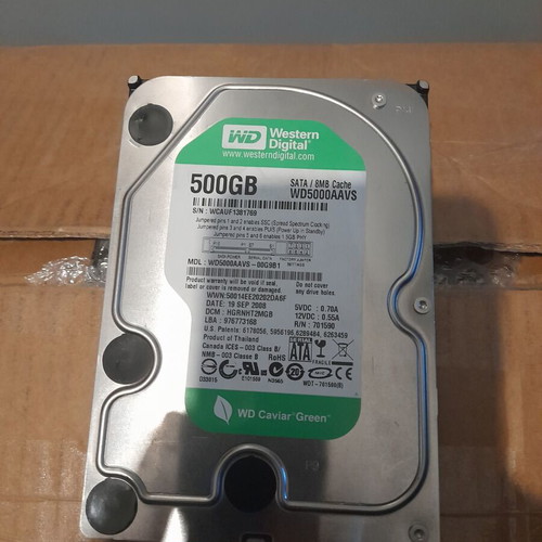 HDD hard drive 500GB 3.5" like new for desktop