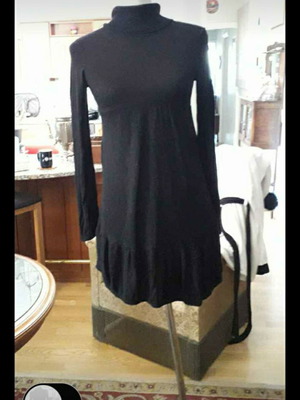 Black blouse dress size S / 36 / 8