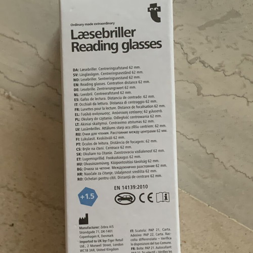 Presbyopia Glasses new in box