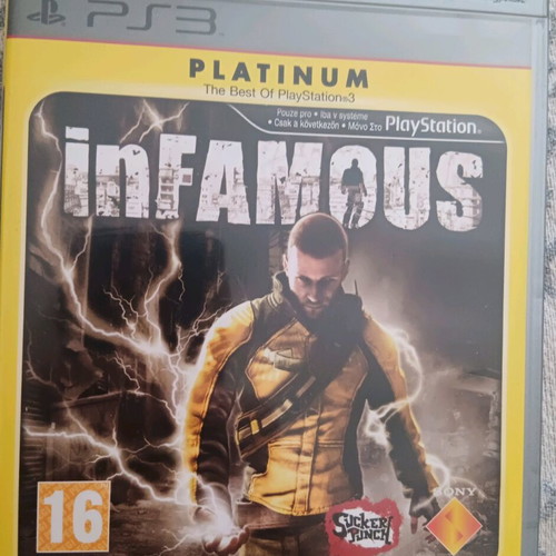 InFamous PS3 Platinum Edition game like new with manual