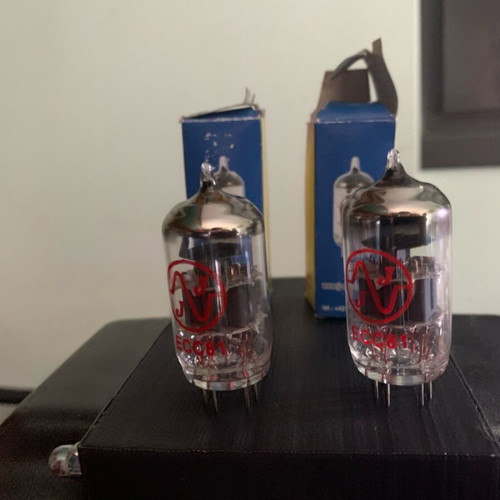 JJ ECC81 tubes new in their boxes