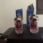 JJ ECC81 tubes new in their boxes