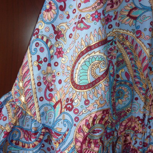Ethnic long summer dress Swarna Art Silk 100% like new