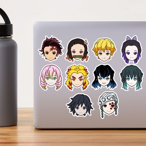 Demon Slayer handmade sticker pack made to order