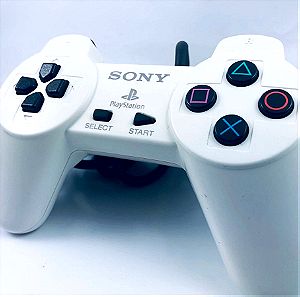 PS1 PlayStation 1 Χειριστήριο Επισκευάστηκε/ Refurbished Άσπρο