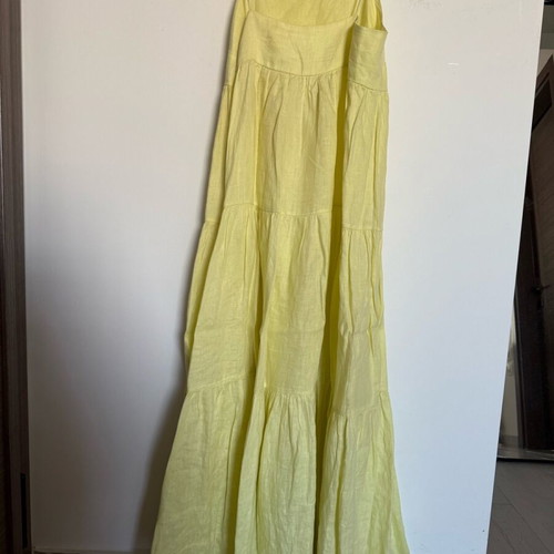 Philosophywear linen yellow long dress like new