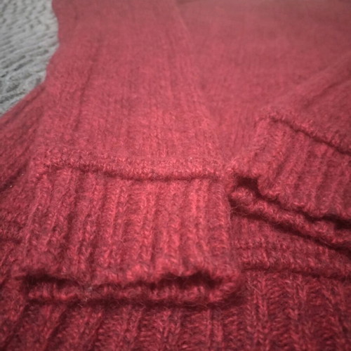 Diesel wool long-sleeve sweater like new, red, size S