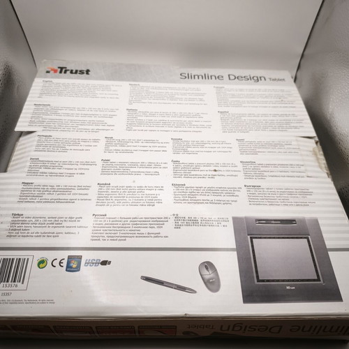 Trust Slimline Design Tablet TB-6300 like new, digital drawing pad
