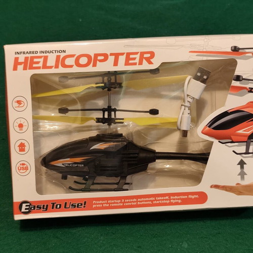 Rechargeable LED Helicopter with Infrared Sensor