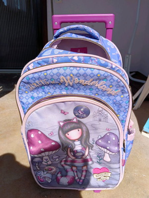Sandoro school bag used with wheels