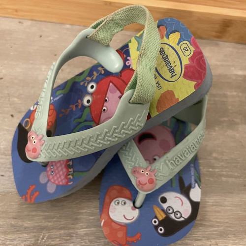 Children's flip-flops like new, size EUR 22 Brazil 20