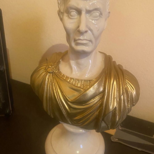 Julius Caesar Bust New, Rare and Large from Rome