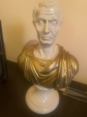 Julius Caesar Bust New, Rare and Large from Rome