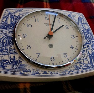 Αντικ vintage ρολόι τοίχου Peter Electric Germany