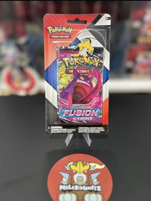 Pokemon TCG SWSH Fusion Strike & Chilling Reign 2 Pack Blister Jirachi Pin new