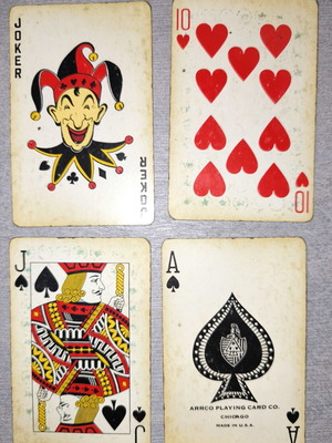 Τράπουλα Marlboro vintage μεταχειρισμένη, Arrco Playing Card Co. USA