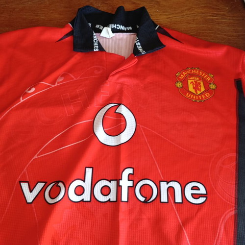 Manchester United football jersey used with Cristiano Ronaldo name