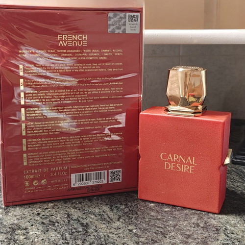 French Avenue x Aromatix Carnal Desire Eau de Parfum 100ml like new