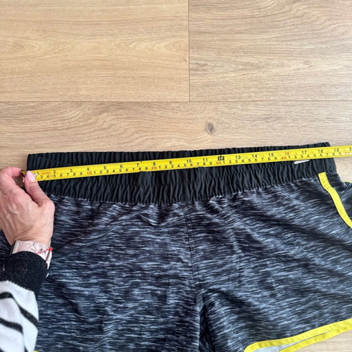 Venice Beach women's beach swimming shorts like new, size XL, black and yellow