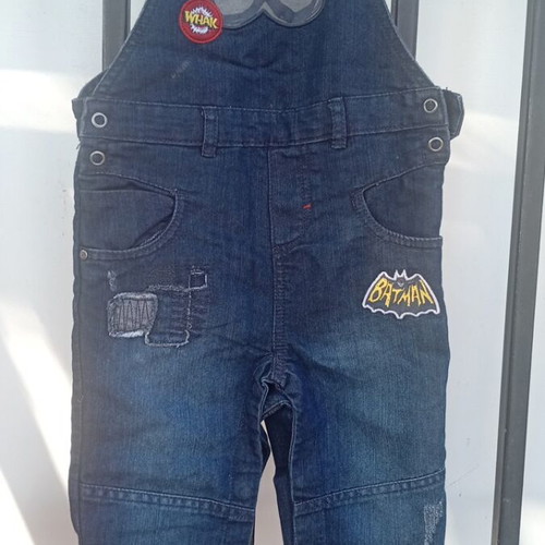 Denim overalls for babies like new, size 23 months, Barman
