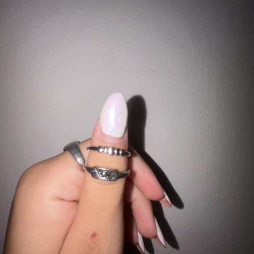 Ring set like new, silver by Άπεφθον