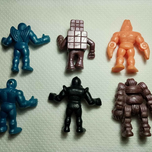 El Greco Alien Figures pack of 6 like new from 1980