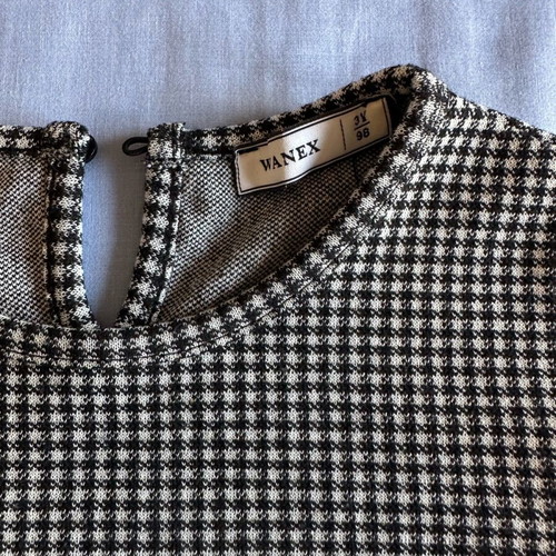 Waves dress 98 cm for 3 years like new, black and white
