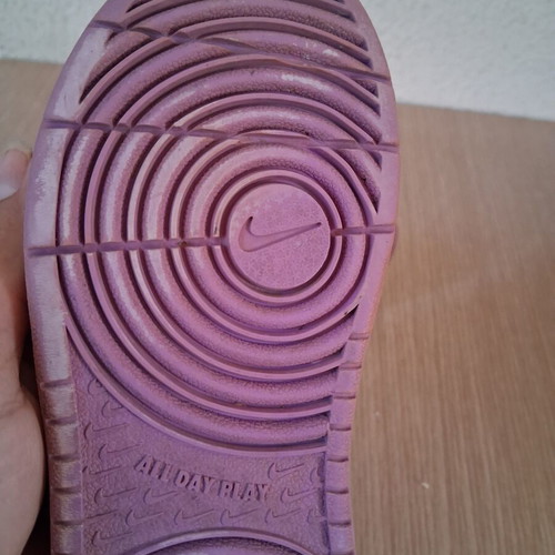 Nike All Day Play Girls' Shoes Size 27 Like New, Pink and Purple