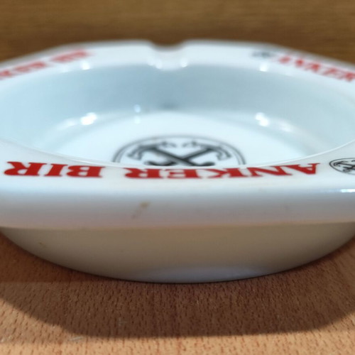 Anker beer vintage promotional ashtray used
