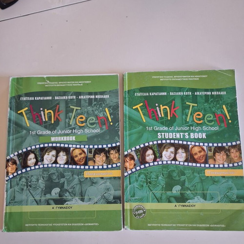 Think Teen 1st Grade Junior High School textbooks used, slightly marked