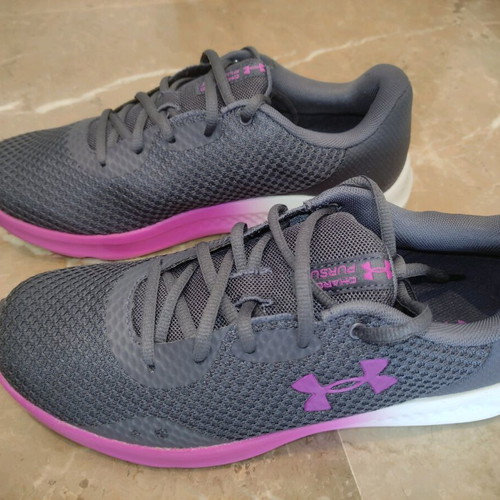 Under Armour UA W Charged Pursuit 3 women's athletic shoes new, gray fuchsia, size 40
