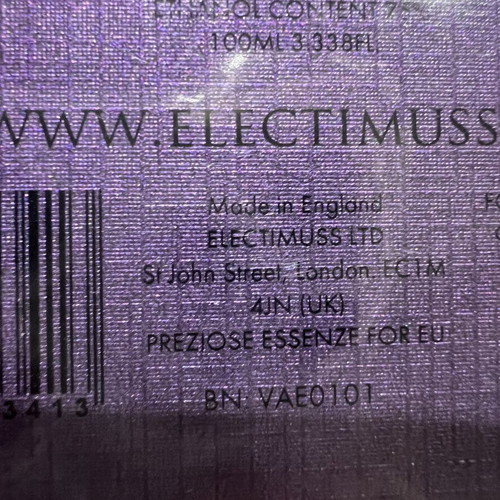 Electimuss Vanilla Edesia unisex niche perfume