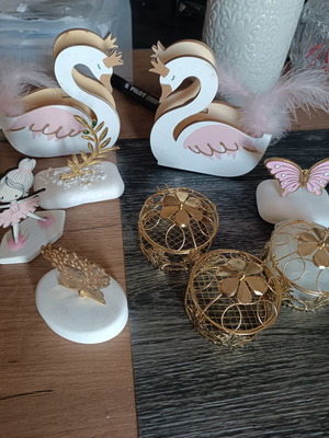 Baptism decorations, set of 9 pieces