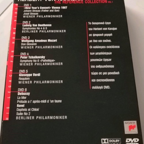 Herbert Von Karajan Collection DVD new, 6 DVDs