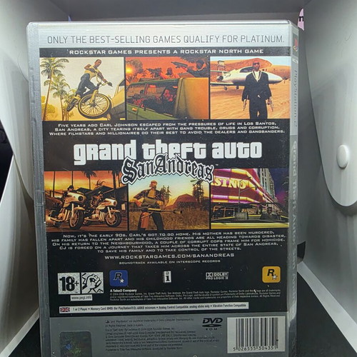 Grand Theft Auto San Andreas PS2 game