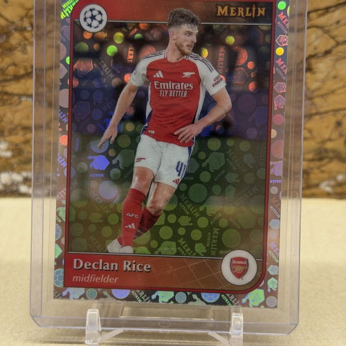 2025 Topps Merlin UCC Soccer Declan Rice Merlinfractor card new