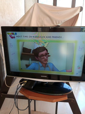 Samsung 37 inch TV with decoder like new