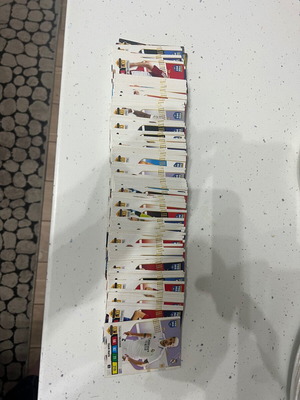 Panini football cards andrenalyn used, 160 cards