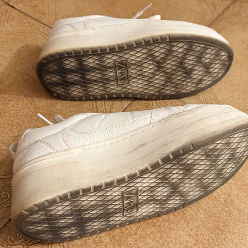 Zara platform white sneakers size 37 used
