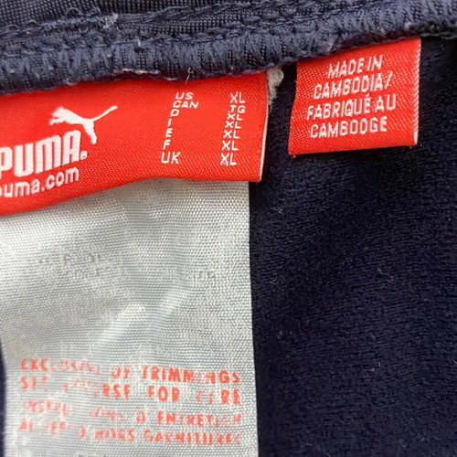 Puma tracksuit pants XL like new, black and blue
