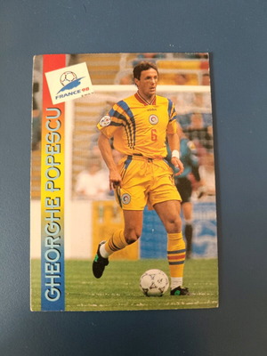 Panini card football World Cup France 98 Gheorghe Popescu like new