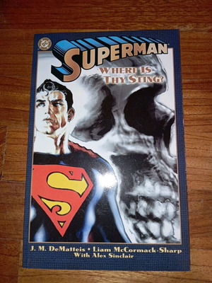 Superman Where Is Thy Sting? Graphic Novel like new, DC Comics