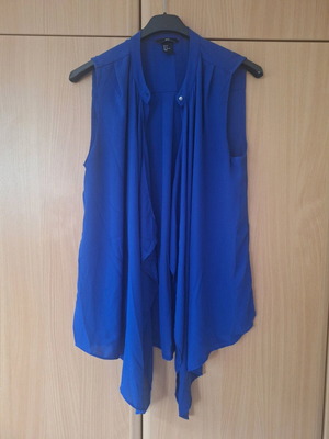 H&M shirt blue size M 38 like new