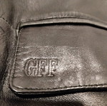 Καμπαρντίνα Gianfranco Ferre γνήσιο μαλακό δέρμα σαν καινούργιο, μέγεθος L-XL, μαύρη