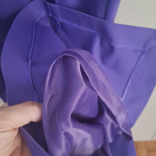 Access lilac purple pencil dress XS used with gold details
