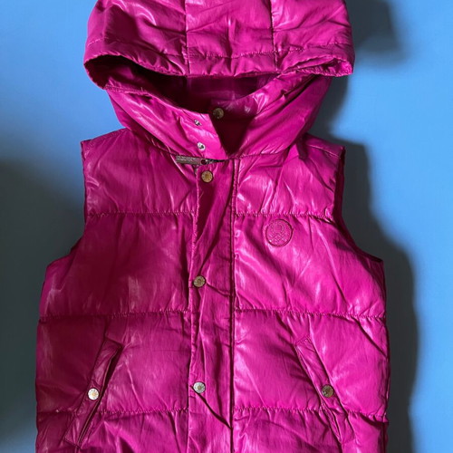 Baby down vest used for 3-year-old girl