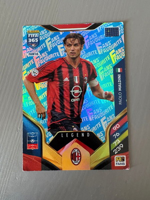 Paolo Maldini Milan Legend Blue FAN16 Panini FIFA Adrenalyn 365 2025-26 like new